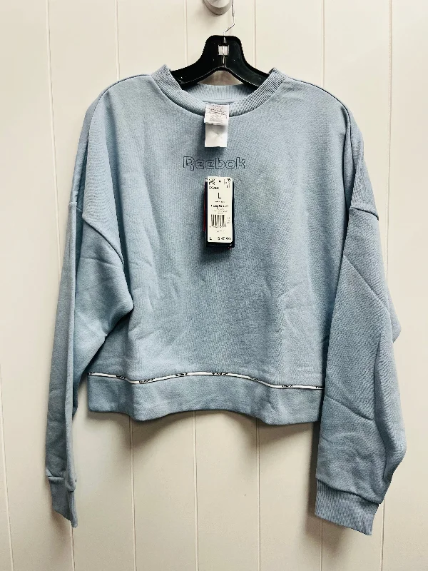 Sweatshirt Crewneck By Reebok In Blue, Size: L Vintage Men's 1970S Disco