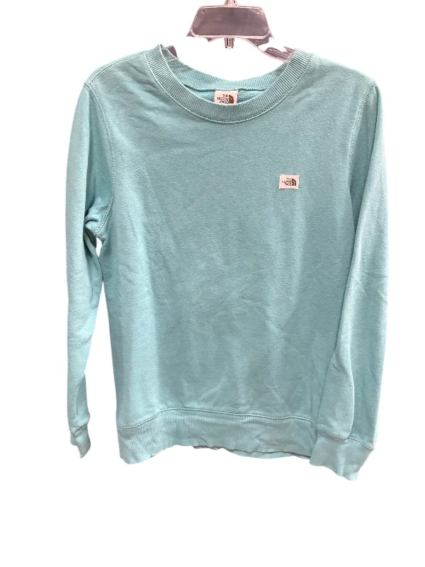 Sweatshirt Crewneck By The North Face In Teal, Size: M Cool Men's Skate