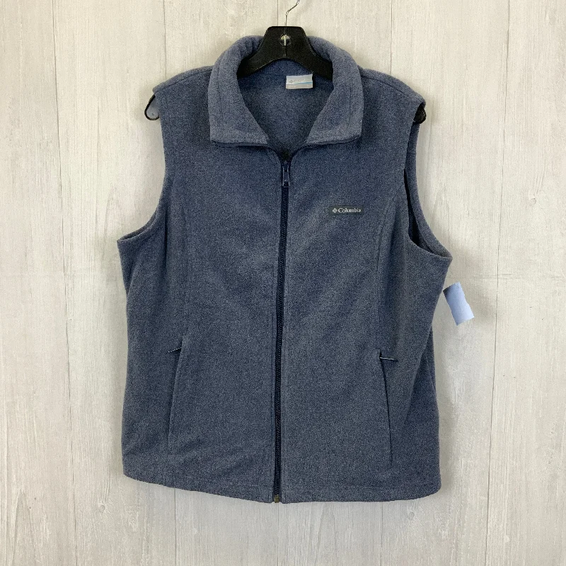 Vest Fleece By Columbia In Blue, Size: Xl Artistic Men's Avant