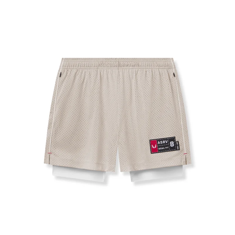 0991. Ion-Mesh 5" Liner Short - Chai Casual Men's Loose