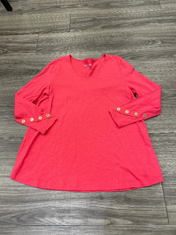Top Long Sleeve By Soft Surroundings  Size: L Luxurious Men's High
