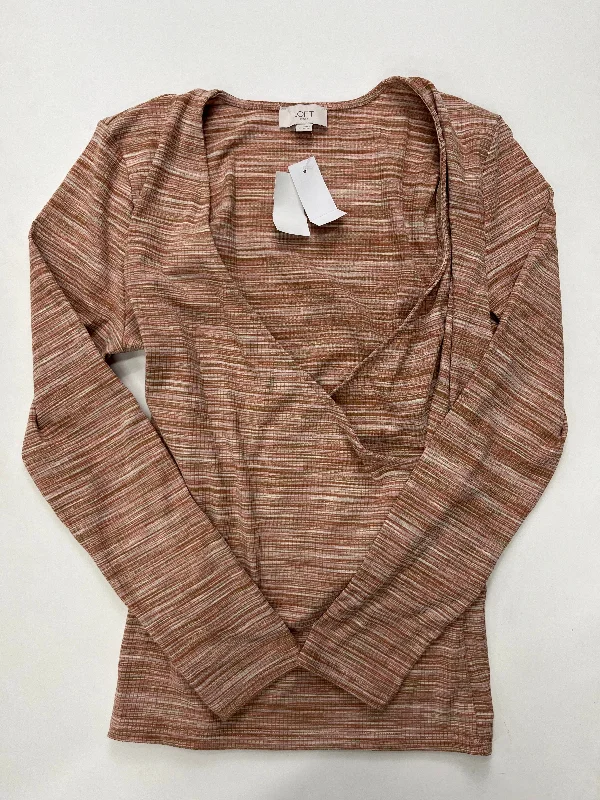 Top Long Sleeve By Loft O NWT Size: L Casual Men's Short