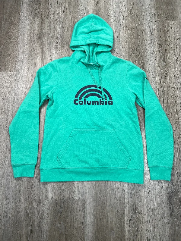 Athletic Sweatshirt Hoodie By Columbia In Green, Size: Sp Hip Men's Urban
