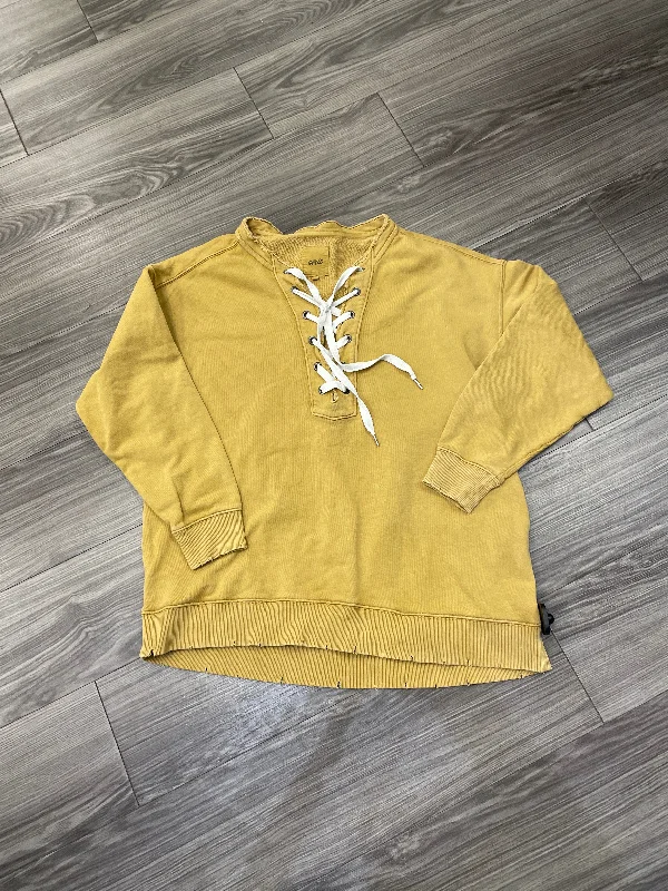 Sweatshirt Crewneck By Aerie In Yellow, Size: S Adventure