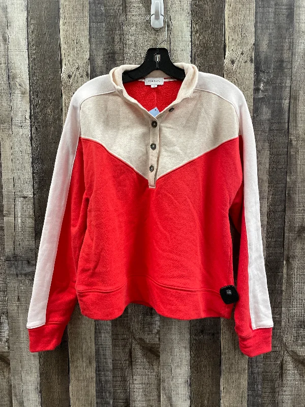 Sweatshirt Collar By Evereve In Red, Size: M Sharp Men's Italian