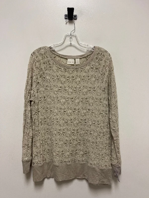 Top Long Sleeve By Chicos  Size: M Sophisticated Men's French