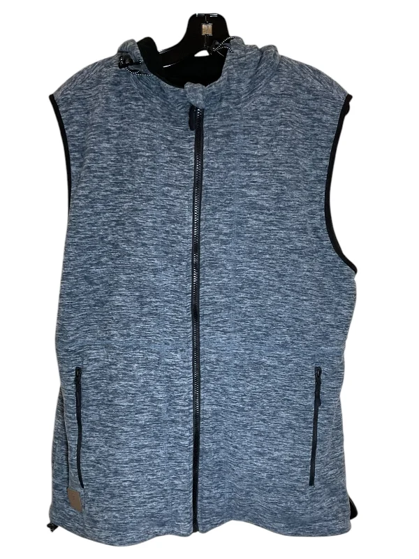 Vest Fleece By Clothes Mentor In Blue, Size: Xl Sporty Men's Athleisure 