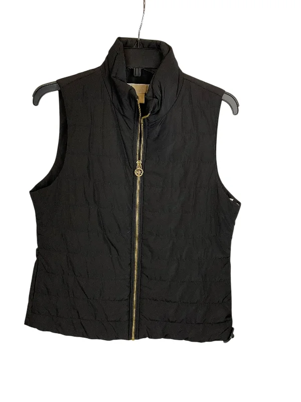 Vest Puffer & Quilted By Michael By Michael Kors In Black, Size: M Polished Men's Silk