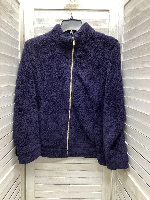 Sweatshirt Collar By Croft And Barrow In Blue, Size: L Cool Men's Distressed
