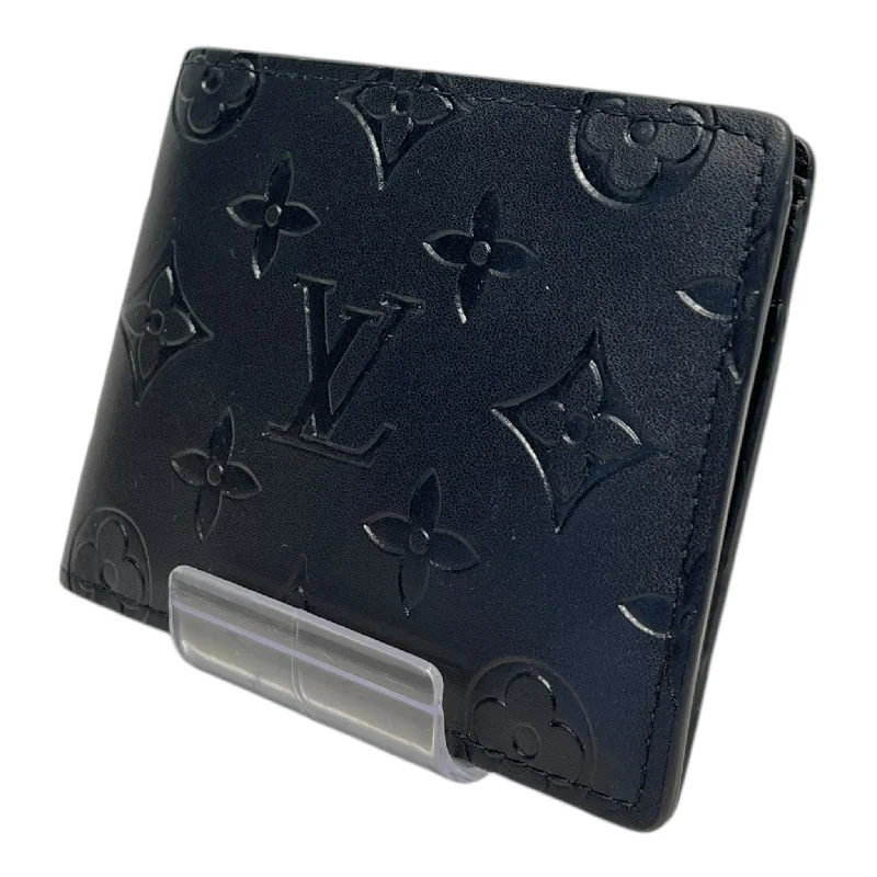 LOUIS VUITTON/Bifold Wallet/Leather/BLK/ Cool Men's Skate