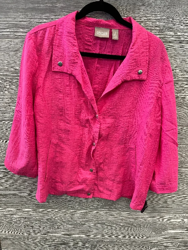 Top Long Sleeve By Chicos  Size: L Sophisticated Men's 