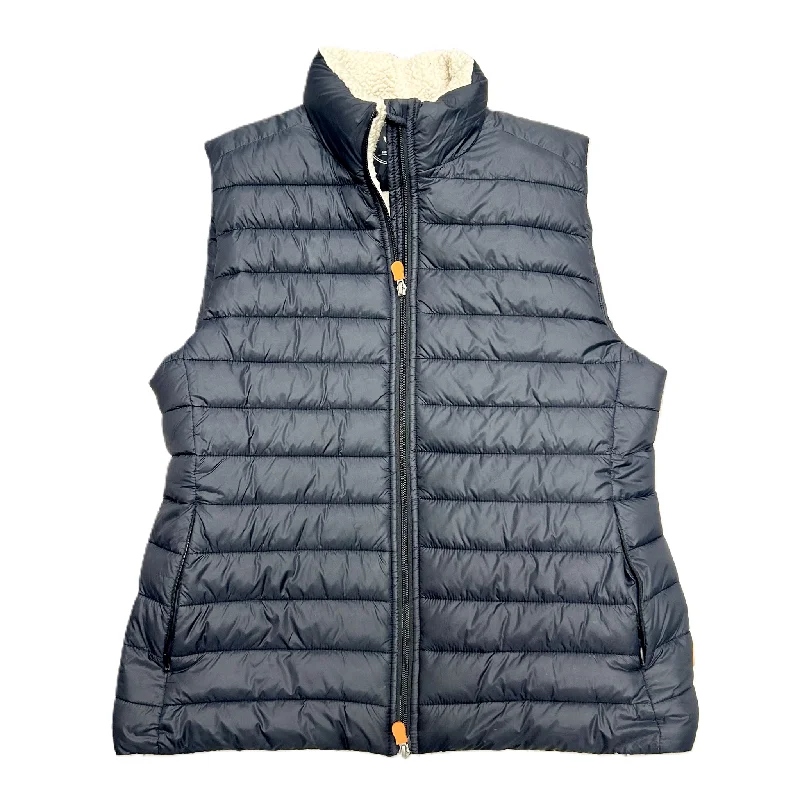 Vest Puffer & Quilted By Save The Duck In Navy, Size: Xl Monochromatic All
