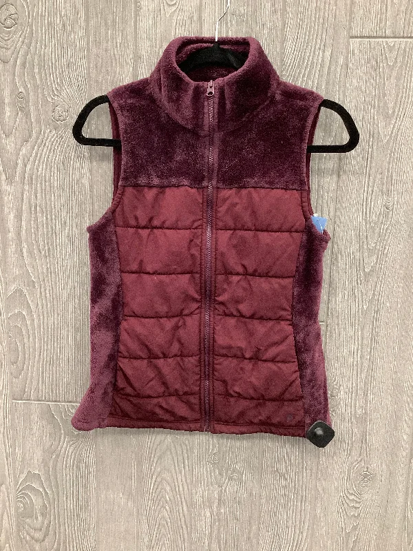 Vest Puffer & Quilted By Fila In Purple, Size: Xs Relaxed Men's Beach
