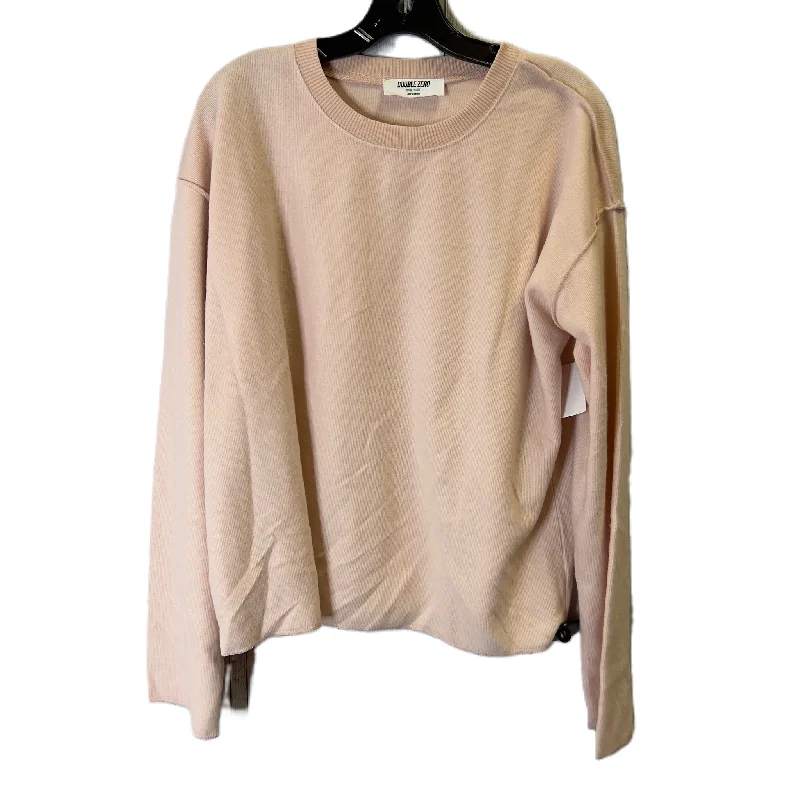 Sweatshirt Crewneck By Double Zero In Pink, Size: L Athletic Men's High