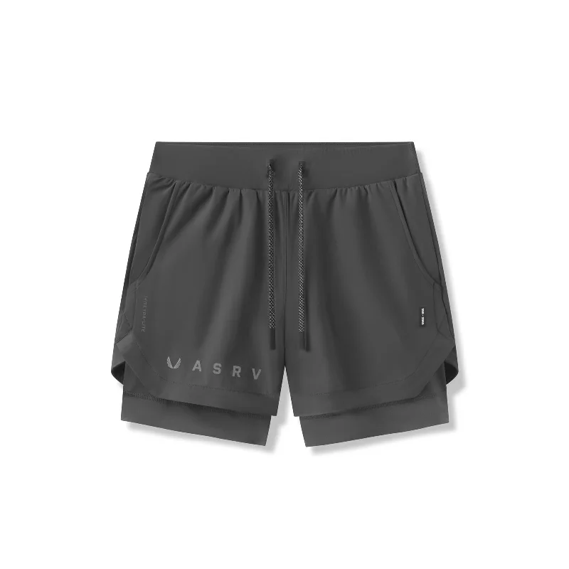 0865. Tetra-Lite® 5" Liner Short - Space Grey "Reflective Classic" Unique Men's Patch