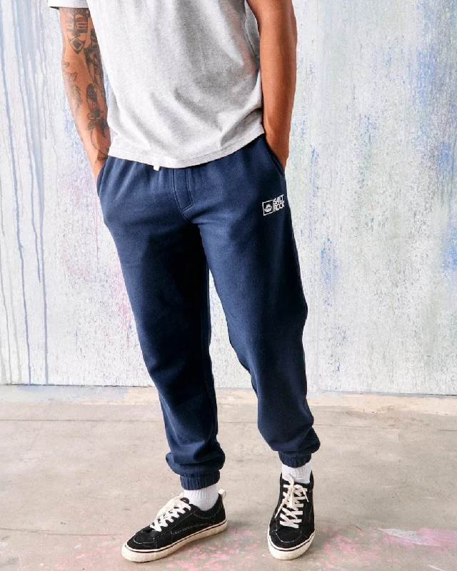 Saltrock Original - Mens Joggers - Blue Marl Cool Men's Distressed