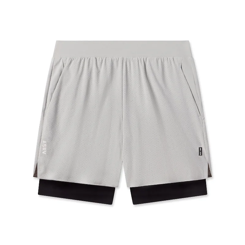 1028. Aerotex™ Bonded 7" Liner Short - Slate Grey Tailored