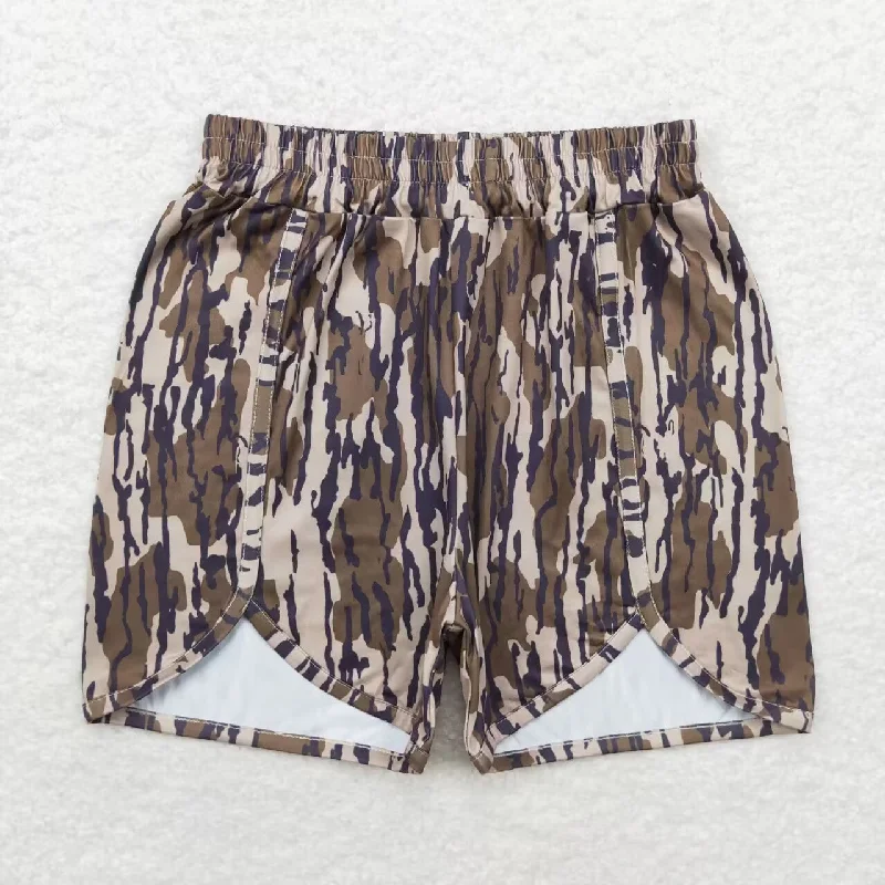 SS0362 RTS Adult female Army green camouflage shorts Trendy Men's Bucket