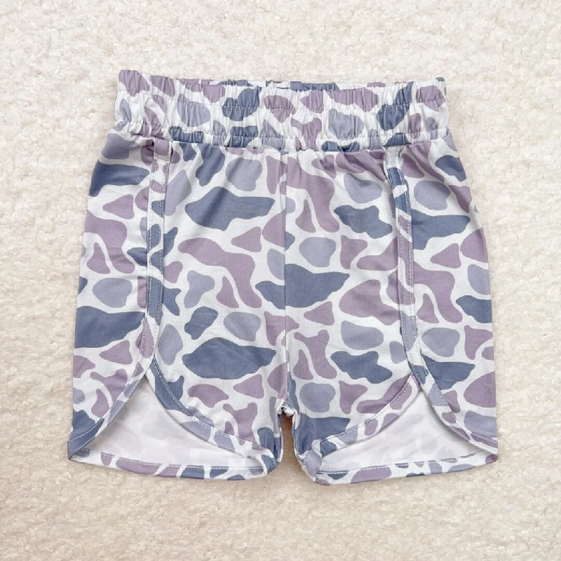 SS0361  Grey camouflage shorts Hip Men's Retro