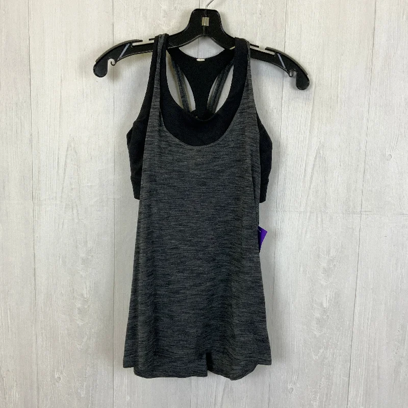 Athletic Tank Top By Lululemon In Black & Grey, Size: 6 Refined Men's Hand