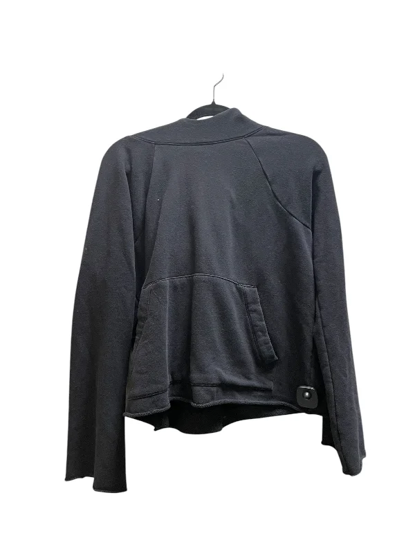 Sweatshirt Hoodie By Athleta In Black, Size: M Sleek Men's Contemporary 