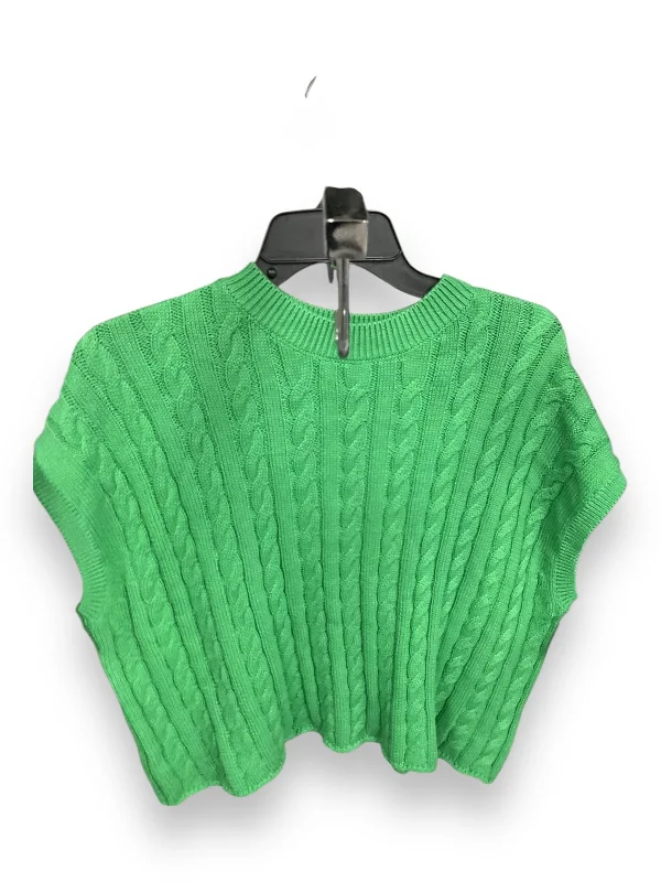Vest Sweater By Clothes Mentor In Green, Size: M Sharp Men's Italian