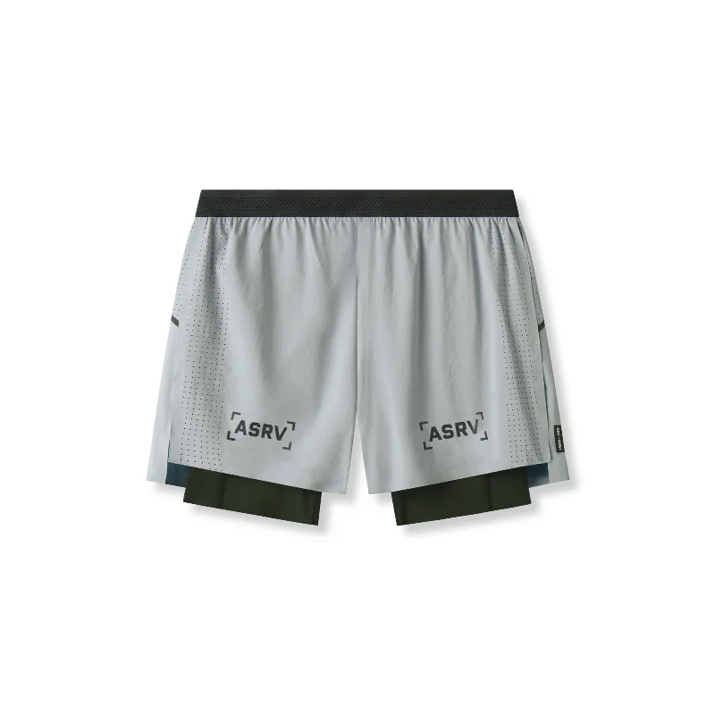 0951. Aerotex™ 4" High Split Liner Short -  Slate Grey Dynamic Men's High