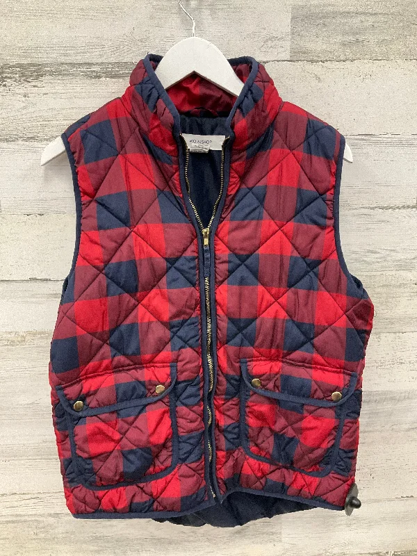 Vest Puffer & Quilted By Workshop In Red, Size: L Refined Men's Hand