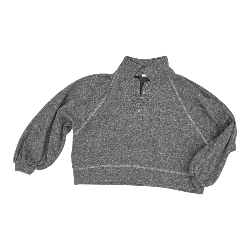 Sweatshirt Collar By By Together In Grey, Size:S Sophisticated Men's 