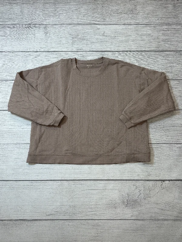Sweatshirt Crewneck By Madewell In Brown, Size: M Monochromatic All