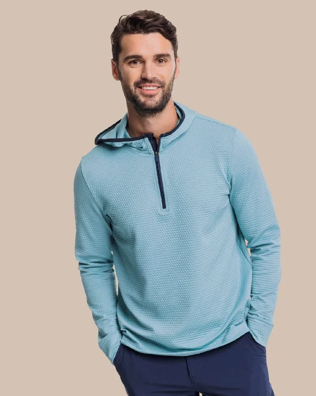 Scuttle Heather Performance Quarter Zip Hoodie - Sale Bohemian Men's Free