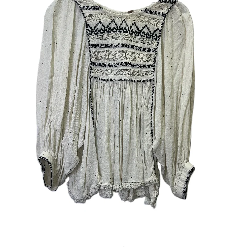 Top 3/4 Sleeve By Free People  Size: Xs Refined Men's Hand