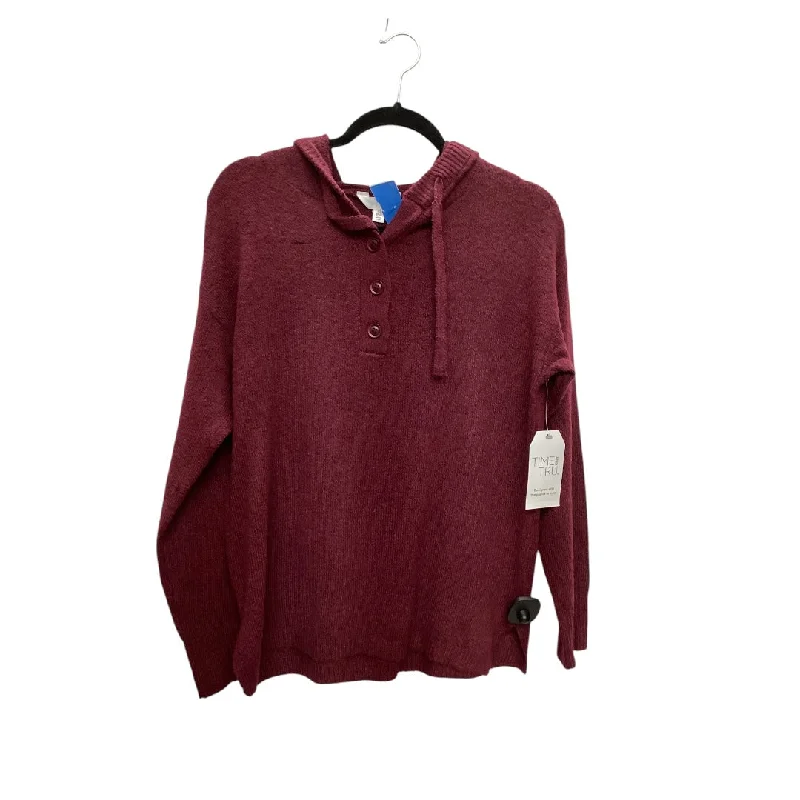 Sweatshirt Hoodie By Time And Tru In Purple, Size: Xs Minimalist Men's Casual 
