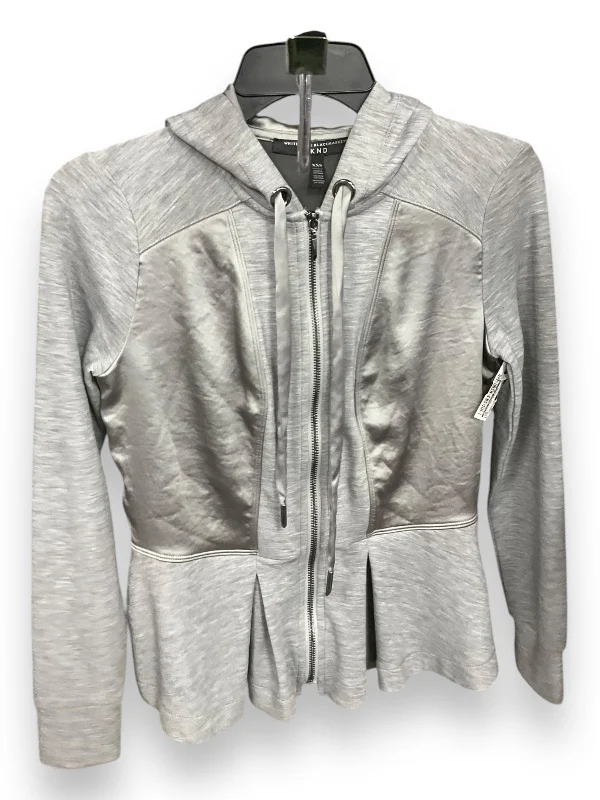 Sweatshirt Hoodie By White House Black Market In Grey, Size: Xxs Practical Men's Quick