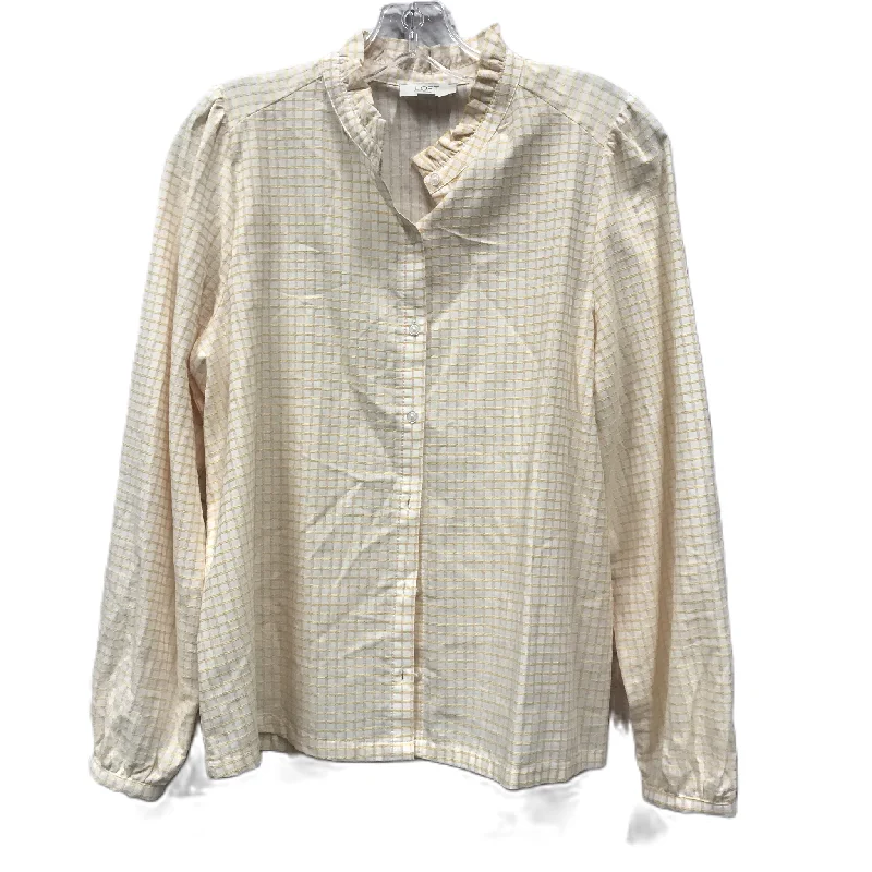 Top Long Sleeve By Loft  Size: Petite  M Dynamic Men's Glow