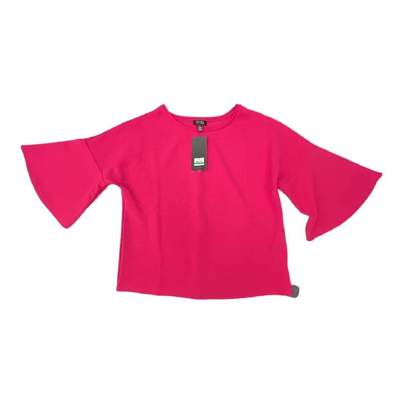 Top 3/4 Sleeve By Jones New York  Size: L Trendy Men's Scandinavian