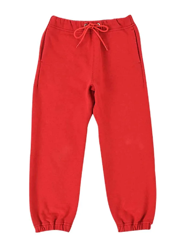 Red Joggers Elegant Men's Cashmere