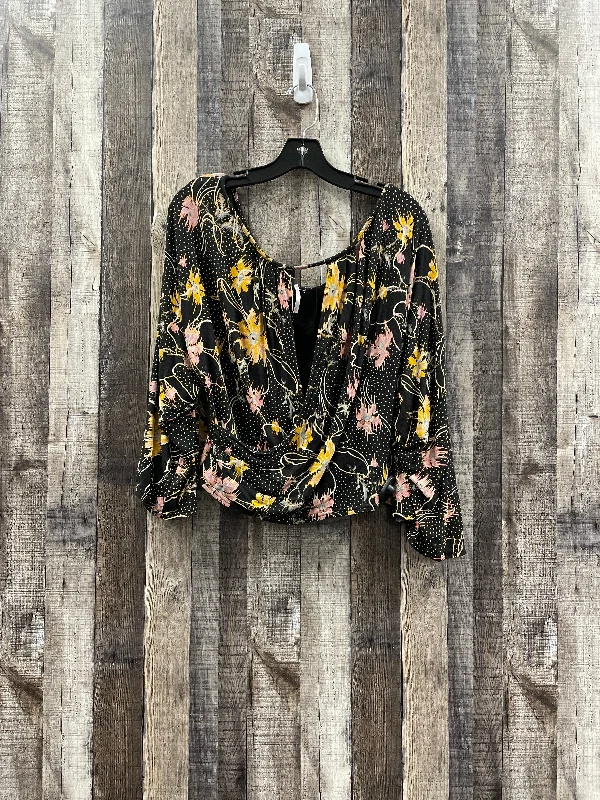 Top Long Sleeve By Free People  Size: M Bold Men's Animal