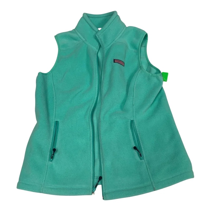 Vest Fleece By Vineyard Vines In Blue, Size: M Dapper Men's Bow