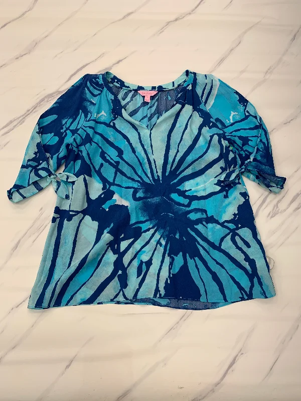 Top Long Sleeve By Lilly Pulitzer  Size: S Monochromatic Office Style