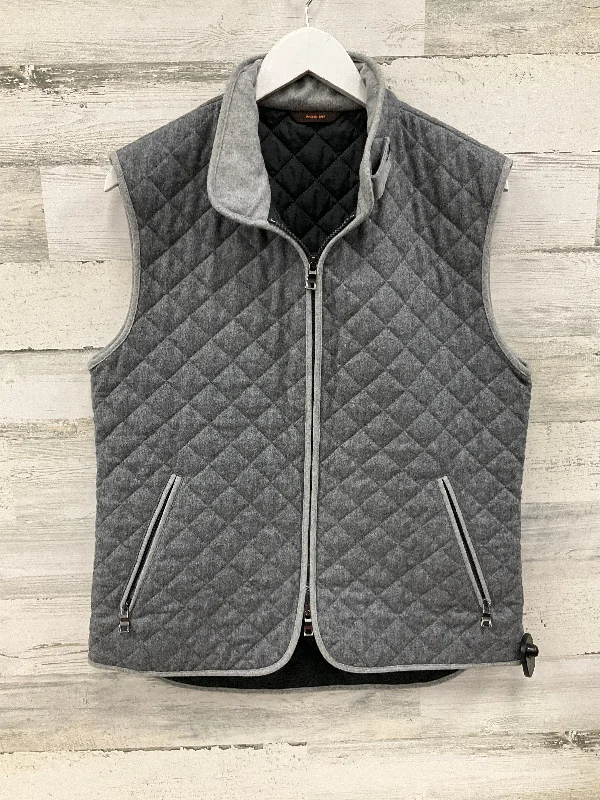 Vest Puffer & Quilted By Clothes Mentor In Grey, Size: Xxl Minimalist Men's Casual 