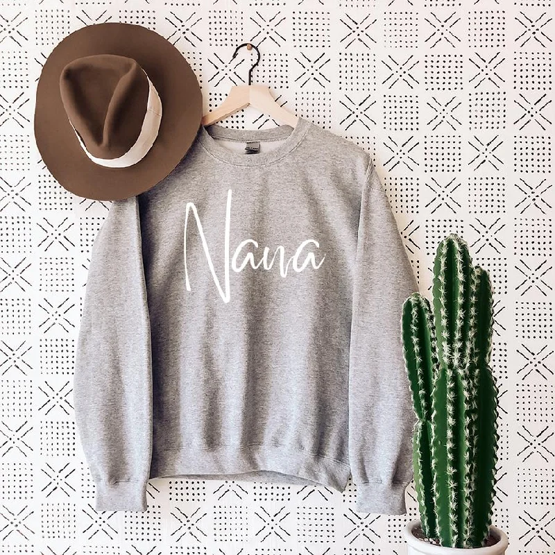 Nana Wave Script Sweatshirt Lumberjack