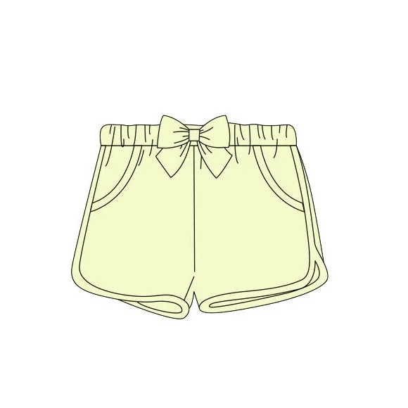 preorder  SS0150 Yellow  Girls Shorts Pants Bohemian Men's Free