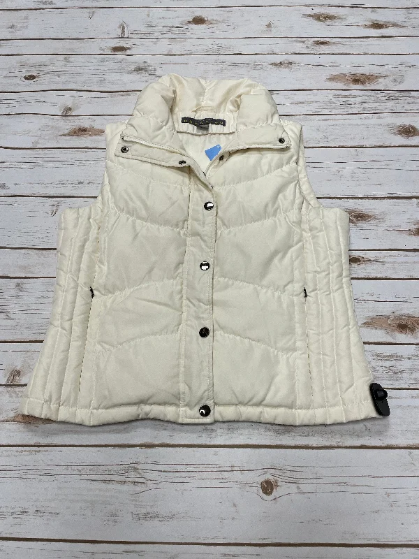Vest Puffer & Quilted By Kenneth Cole Reaction In Cream, Size: L Gym