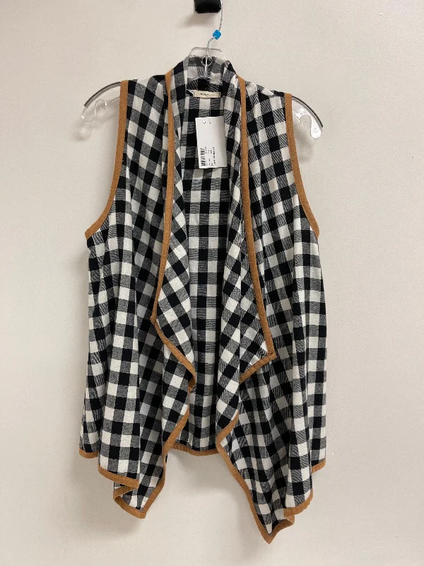 Vest Other By Mon Ami In Black & White, Size: S Casual Men's Short