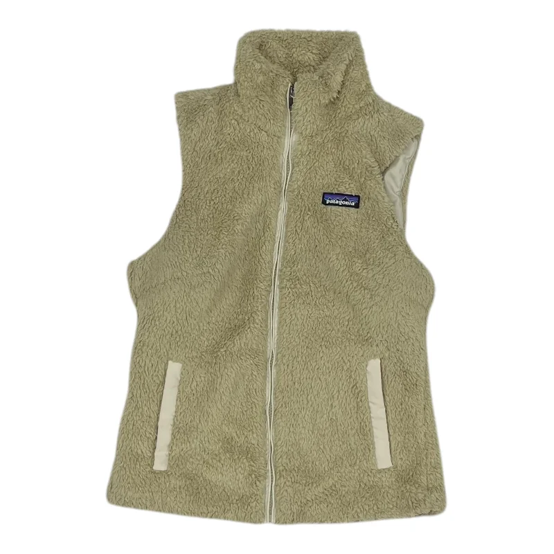 Vest Fleece By Patagonia In Tan, Size:S Athletic Men's Compression
