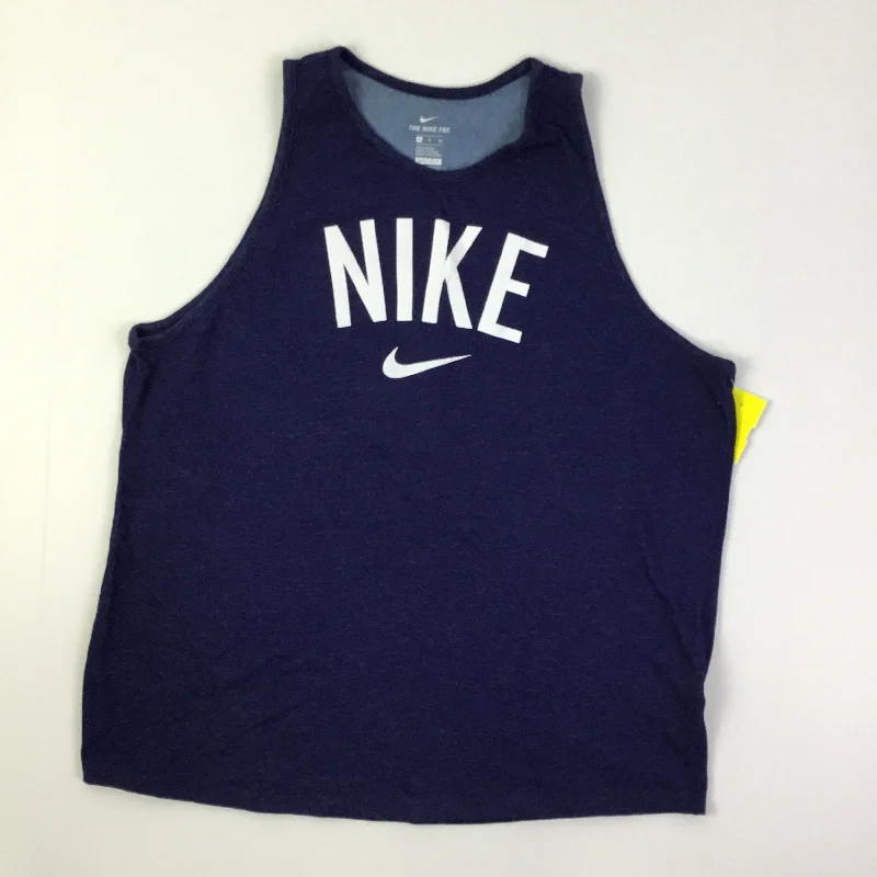 Athletic Tank Top By Nike Apparel In Blue, Size: Xl Dapper Men's Bow