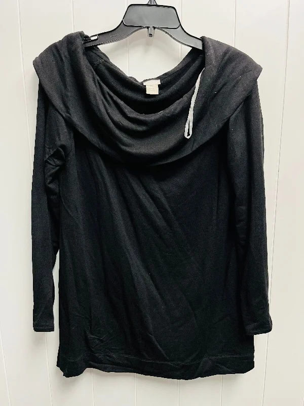 Sweatshirt Collar By Chicos In Black, Size: M Dapper Men's Bow
