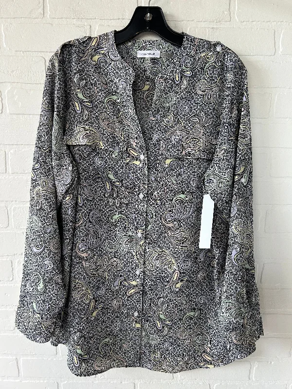 Top Long Sleeve By Calvin Klein  Size: Xl Hip Men's Retro