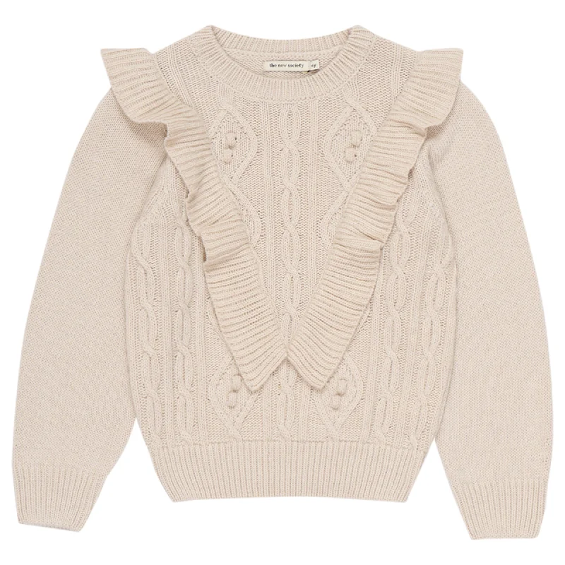 The New Society Lucia Jumper Sand British Gentleman Style